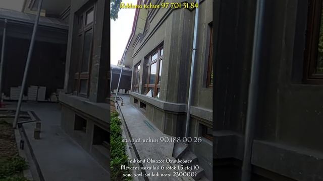 Евро стил 6 соток 10 хона пол тара этаж участка сотилади Тошкент Олмазор тумани 230000$ келишамиз смотреть онлайн