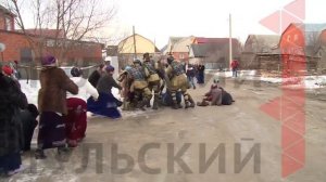 Как ОМОН задерживает цыган в Плеханово. Видео