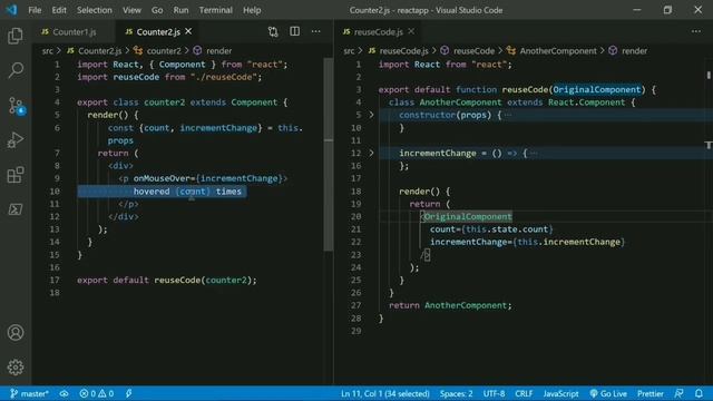 React higher order component / HOC смотреть онлайн
