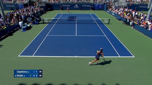 Jana Cepelova vs. Su-wei Hsieh | US Open 2019 R1 Highlights смотреть онлайн