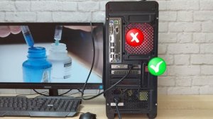 Монитор не выводит изображение (не работает монитор). Очень частая ошибка при подключении!