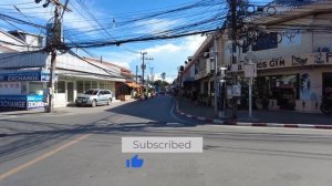 4K Koh Samui Walking around Lamai 20 June | Virtual walking tour - Streets of Thailand 2022
