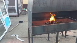 мангал для кафе, ресторана в закрытом помещении
