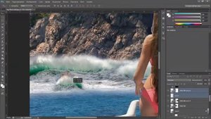 Speed Art (Девочка на корабле)