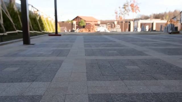 Укладка пиленой брусчатки . Мостовая Ру смотреть онлайн