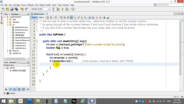 AP Computer Science   027   Loops Example Is Prime