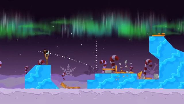 Angry Birds Seasons Winter Wonderham 1-3 100% Feather Mighty Eagle Walkthrough смотреть онлайн