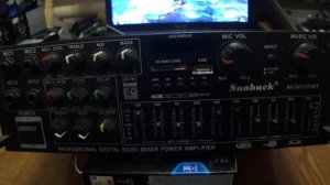 SUNBUCK AV-MP326BT - громкость .