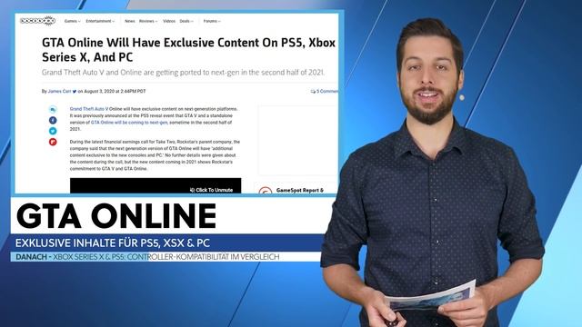 GTA Online: Exklusive Inhalte für PS5, XSX & PC - News смотреть онлайн