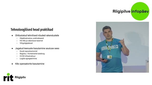 Riigipilve infopäev 2023 Ilja Livenson Kubernetes on tulnud, et jääda смотреть онлайн