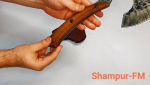 Топор СКИФ. Коварный, цельнометаллический!