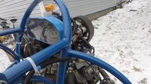 Двигатель Хонда Сильвер Винг-600 первый запуск без винта и ограждения