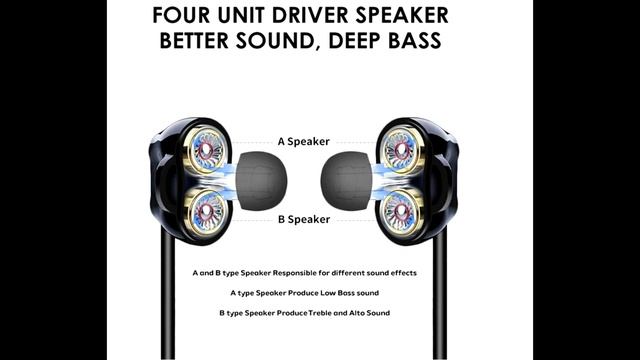 Tourya S7 Wireless 4-DRIVER Headphone Under 1000rs 14$ смотреть онлайн