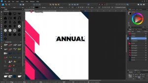 Annual Report / Brochure Design in Affinity Designer 1.7