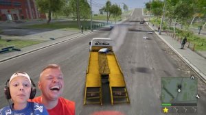 Перевернули ЛАДА ПРИОРА  Эвакуатором ГАЗЕЛЬ ТЕСТ на ПРОЧНОСТЬ от Игорюшины Игруши