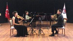 TROIA TRIO J. BRAHMS Horn Trio in E flat major op.40 / E. EWAZEN Trio for Horn, Violin and Piano