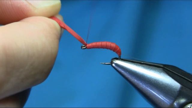 Fly Tying a Red Maggot by Mak