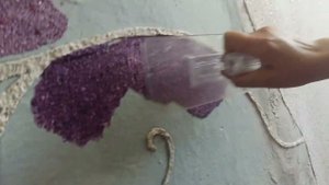 жидкие обои, коридор