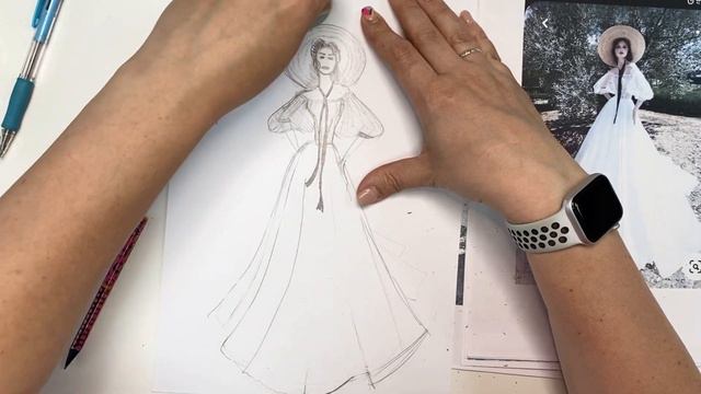 Занятие 4 Задание: сделать эскиз - перерисовку с 3 эскизов ( референсов) смотреть онлайн