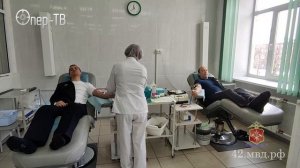 В Национальный день донора кузбасские полицейские пополнили банк донорской крови