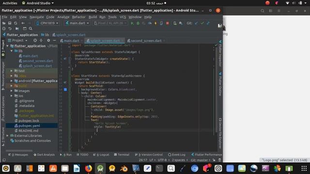 Splash Screen with delay in Flutter смотреть онлайн
