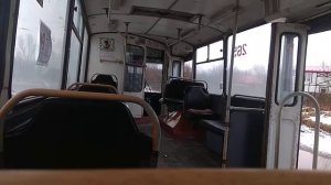 Оставшаяся часть видео  6 маршрут троллейбус поездка до улицы Гайдара