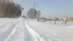 Прадо по снегу