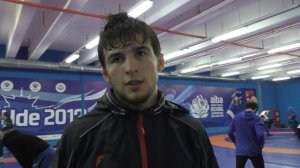 Загир Шахиев накануне борьбы.