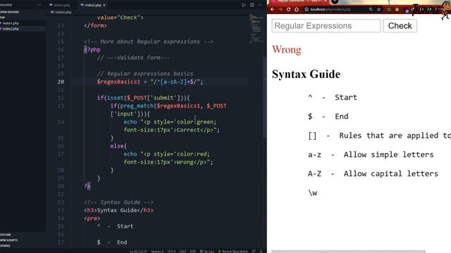 PHP Programming 25 - Regular Expressions (RegEx) - Sinhala