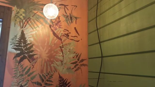 Роспись стены. Краски - водорастворимые. #декорстены #идеядлястен #росписьстен смотреть онлайн