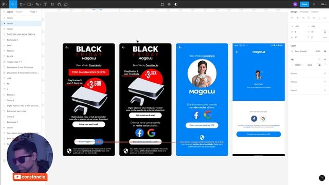 Black Friday MAGALU - REDESIGN App Magazine Luiza [ UI Design Figma ]