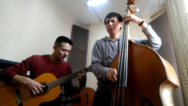 Марк Бернес Необычное исполнение песни "Темная ночь"( Сонкол Алмасбек,Тагир Юлдашев) смотреть онлайн