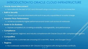 Introduction to Oracle Cloud Infrastructure | What is Oracle Cloud Infrastructure? | Features