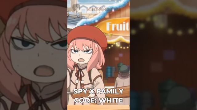 Spy x family code: white duración 🥰 | Nuevo video #spyxanya #spyxfamily #spyxfamilycodewhite