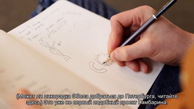 Итальянский художник изобразил вирус Эбола на поле с помощью трактора