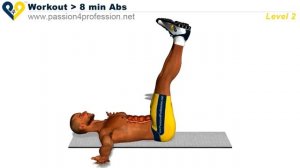 Пресс за 8 минут. Уровень 2   Abs workout how to have six pack