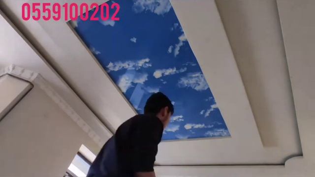 натяжной потолок облака небо смотреть онлайн