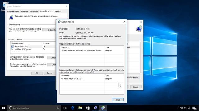 Restore your PC to an earlier point in time with System Restore | Windows 10 смотреть онлайн