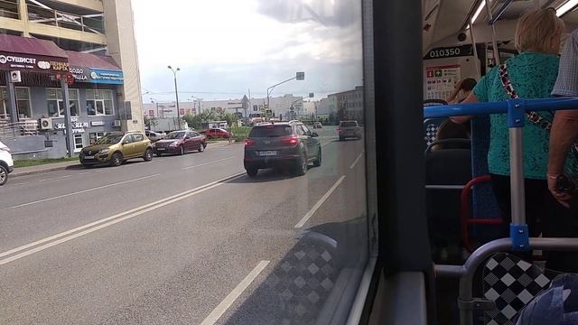 Поездка на автобусе НефАЗ-5299 010350 по маршруту 881 от МЦД Солнечная до Града Московского часть 2 смотреть онлайн