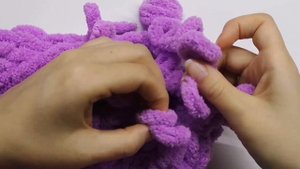 Как связать балаклаву из плюшевой пряжи