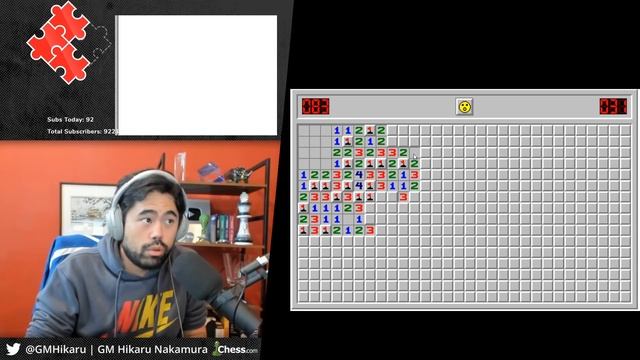 Chess SuperGM Hikaru Nakamura Takes On Minesweeper смотреть онлайн
