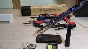 Handskit 927 электрический паяльник 220 в 90 в. Первые впечатления.
