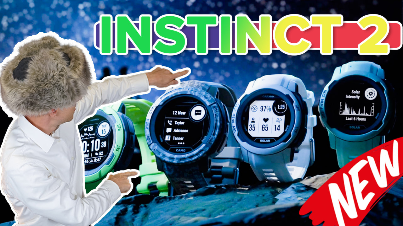 Garmin Instinct 2, 2s вышли в продажу, что нового добавили и характеристики, новостной выпуск