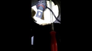 LED F5C в ближний линзованный Hyundai Avante (Элантра) в кузове AD