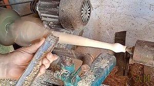 Малая механизация при изготовлении деревянной ложки.