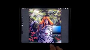 Как включить постянное отображение палитры в Procreate