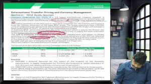 CA FINAL INTERNATIONAL TRANSFER PRICING FULL ENGLISH REVISION SCMPE  BY CA SANKALP KANSTIYA