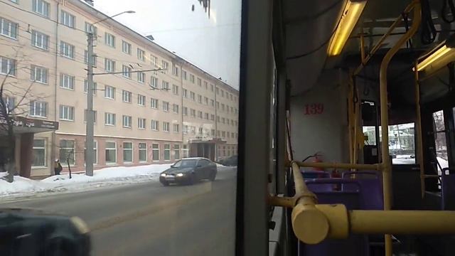 ПОЕЗДКА НА ЛЮБИМОМ ТРОЛЛЕЙБУСЕ С ЛЮБИМЫМ ВОДИТЕЛЕМ В ВОЛОГДЕ | ВМЗ 5298.01 б/н 139! 07.02.2023 смотреть онлайн