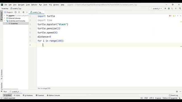 Hypnotic Pattern with Python Turtle | PYTHON TURTLE GRAPHICS TUTORIAL#3 | Designs in turtle library