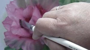 NO2　Pink Rose Oil Painting